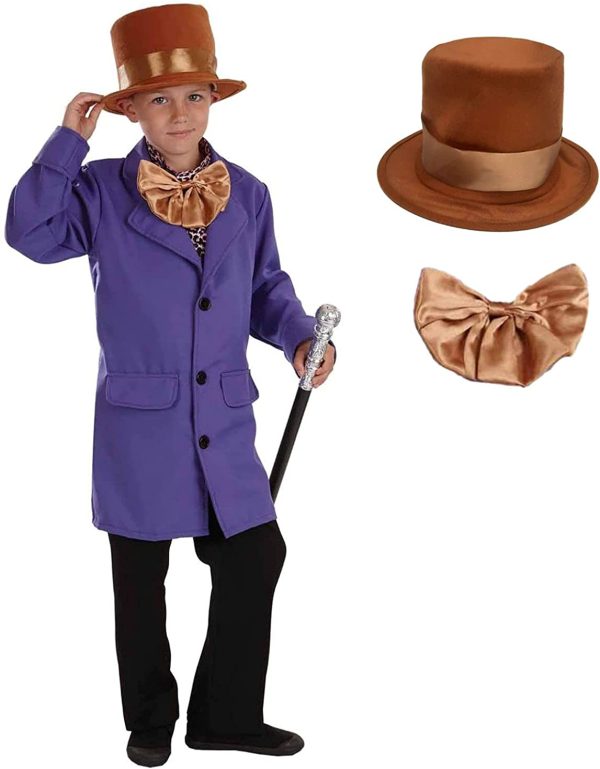 Fantasia Willy Wonka Infantil Luxo 2 Fantasia Willy Wonka Infantil Luxo 2