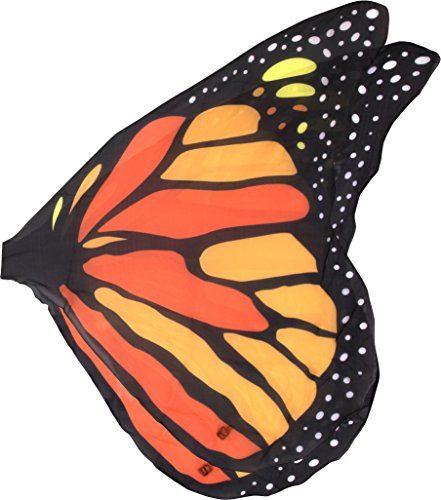 Asa Borboleta Luxo Laranja Adulto Tecido Asa Borboleta Luxo Laranja Adulto Tecido