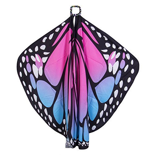 Asa Borboleta Luxo Rosa Adulto Tecido Gigante Asa Borboleta Luxo Rosa Adulto Tecido Gigante