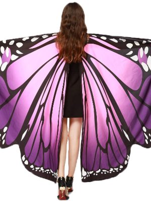 Asa Borboleta Luxo Rosa Adulto Tecido Gigante Asa Borboleta Luxo Rosa Adulto Tecido Gigante