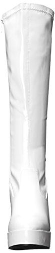 Bota Adulto Branca Plataforma Luxo Bota Adulto Branca Plataforma Luxo