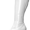 Bota Adulto Branca Plataforma Luxo