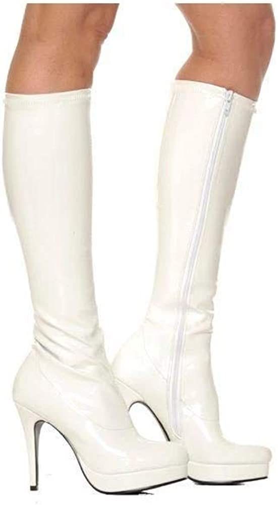 Bota Adulto Feminino Branca Flor Plataforma Bota Adulto Feminino Branca Flor Plataforma