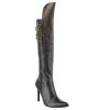 Bota Adulto Preta Pirata Sexy Luxo