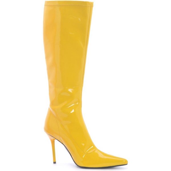 Bota Amarela Sexy Adulto Luxo Bota Amarela Sexy Adulto Luxo