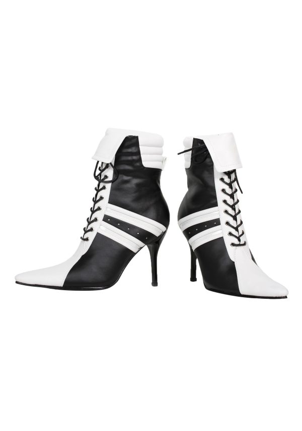 Bota Arlequina Preta de Amarrar Adulto Bota Arlequina Preta de Amarrar Adulto