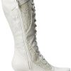 Bota Branca de Amarrar