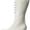 Bota Branca de Amarrar