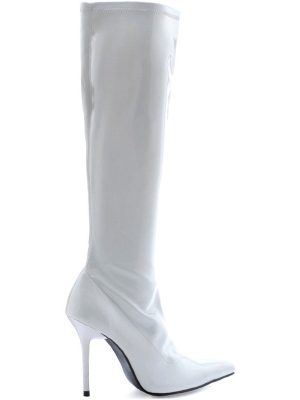 Bota Branca Sexy Adulto Luxo Bota Branca Sexy Adulto Luxo