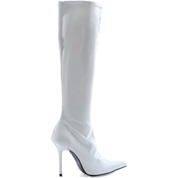 Bota Branca Sexy Adulto Luxo Bota Branca Sexy Adulto Luxo
