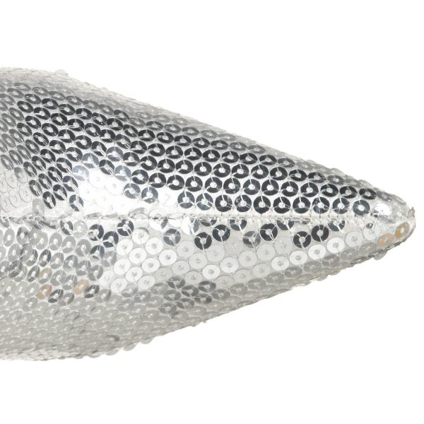 Bota Lantejoula Prateada Luxo Sexy