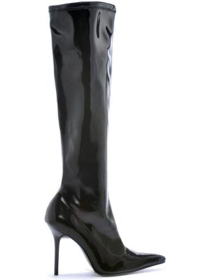 Bota Preta Sexy Adulto Luxo Bota Preta Sexy Adulto Luxo