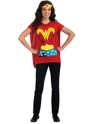 Camiseta Adulto da Mulher Maravilha