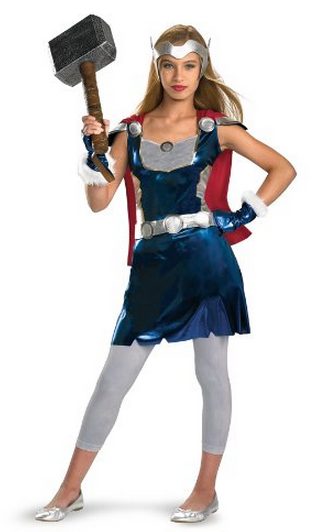 Fantasia Adolescente Feminina Thor Fantasia Adolescente Feminina Thor