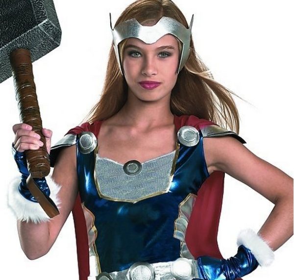 Fantasia Adolescente Feminina Thor Fantasia Adolescente Feminina Thor