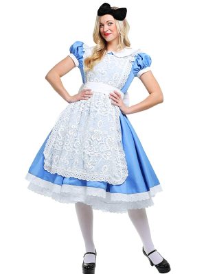 Fantasia Adulto Alice no País das Maravilhas Elite Fantasia Adulto Alice no País das Maravilhas Elite
