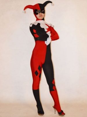 Fantasia Adulto Arlequina Harley Quinn Spandex Fantasia Adulto Arlequina Harley Quinn Spandex