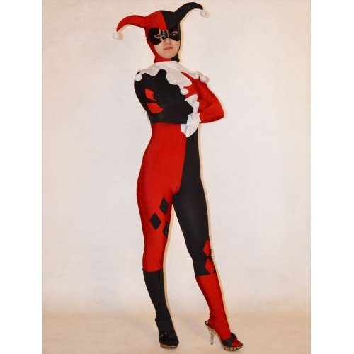 Fantasia Adulto Arlequina Harley Quinn Spandex Fantasia Adulto Arlequina Harley Quinn Spandex