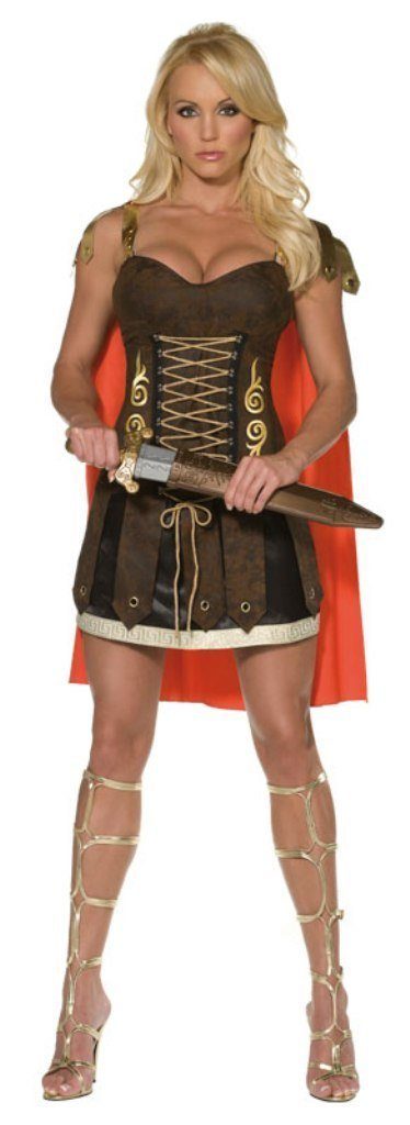 Fantasia Adulto de Gladiadora Guerreira Romana Sexy Fantasia Adulto de Gladiadora Guerreira Romana Sexy