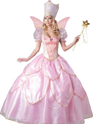 Fantasia Adulto Fada Madrinha Glinda Luxo