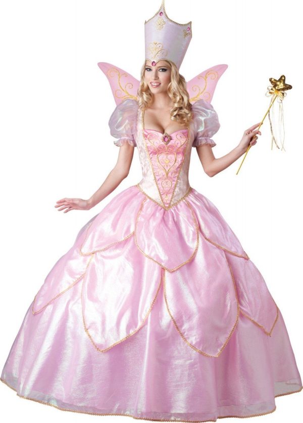 Fantasia Adulto Fada Madrinha Glinda Luxo Fantasia Adulto Fada Madrinha Glinda Luxo