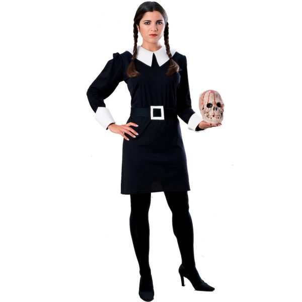 Fantasia Adulto Família Addams Wednesday Vandinha Fantasia Adulto Família Addams Wednesday Vandinha