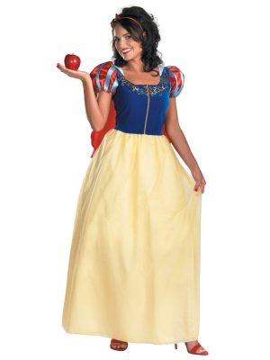 Fantasia Adulto Feminina Branca de Neve Luxo