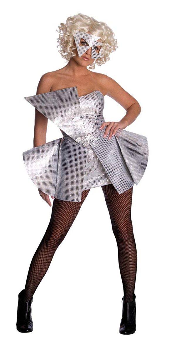 Fantasia Adulto Feminino Lady Gaga Prata Fantasia Adulto Feminino Lady Gaga Prata