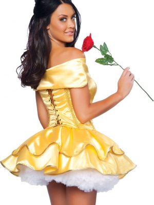 Fantasia Adulto Feminino Princesa Bela Sexy Elite Fantasia Adulto Feminino Princesa Bela Sexy Elite
