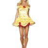 Fantasia Adulto Feminino Princesa Bela Sexy Luxo