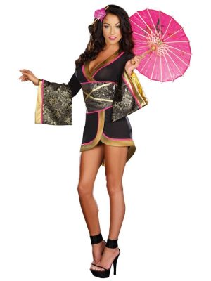Fantasia Adulto Geisha Super Luxo Sexy