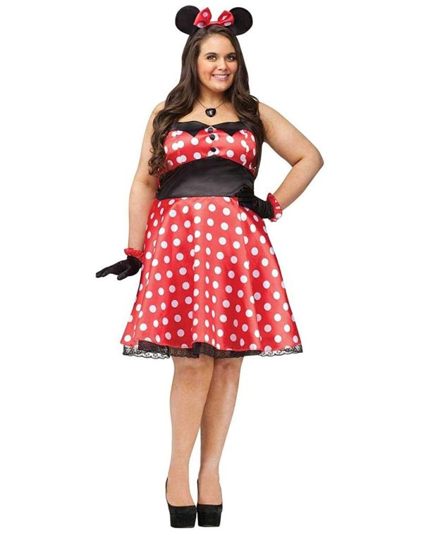 Fantasia Adulto Minnie Mouse Delicada Fantasia Adulto Minnie Mouse Delicada