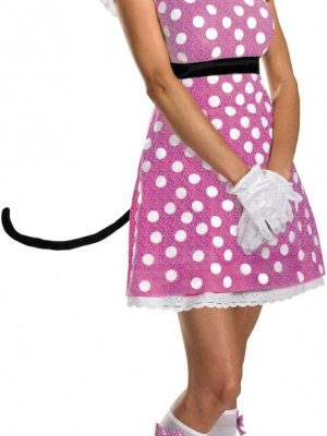 Fantasia Adulto Minnie Mouse Rosa