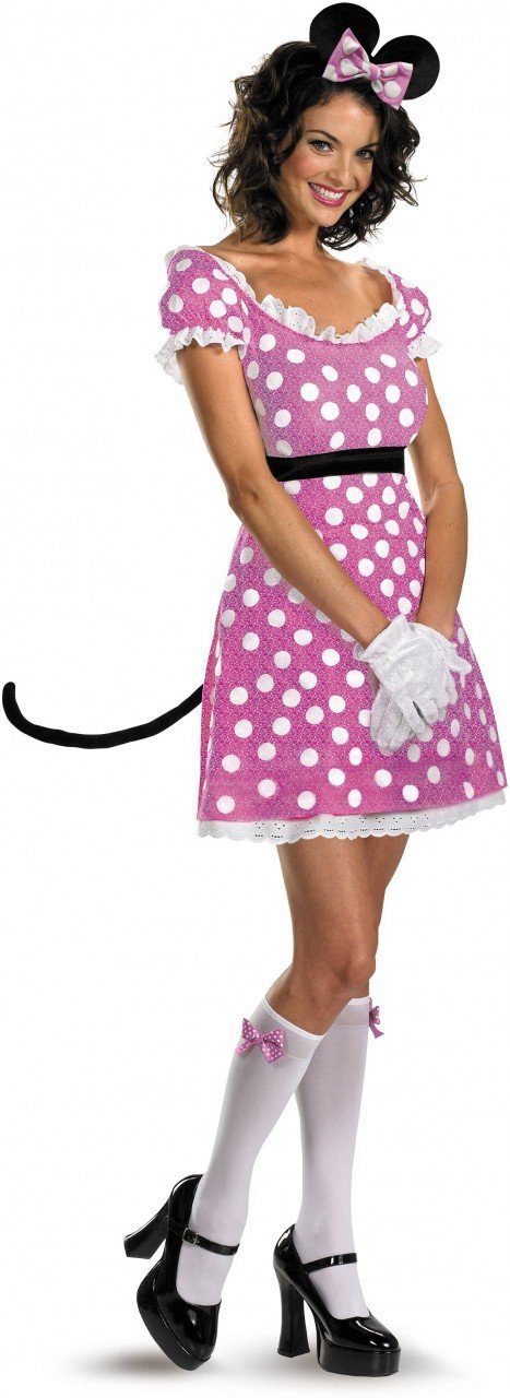 Fantasia Adulto Minnie Mouse Rosa Fantasia Adulto Minnie Mouse Rosa