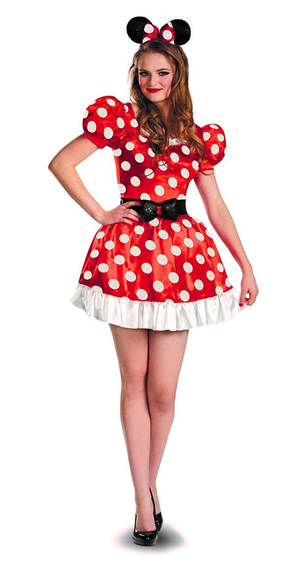 Fantasia Adulto Minnie Mouse Vermelha Fantasia Adulto Minnie Mouse Vermelha