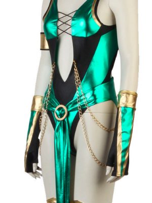 Fantasia Adulto Mortal Combat Jade Clássica Fantasia Adulto Mortal Combat Jade Clássica