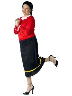 Fantasia Adulto Olívia Palito Popeye Plus Fantasia Adulto Olívia Palito Popeye Plus