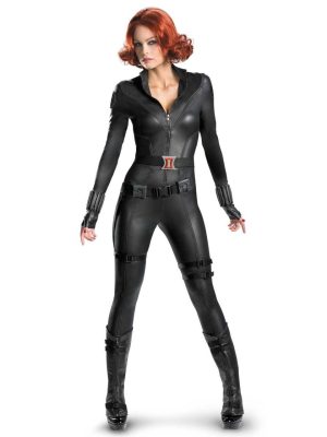 Fantasia Adulto Os Vingadores Viúva Negra Luxo