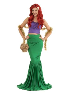 Fantasia Adulto Sereia Ariel Super Clássica