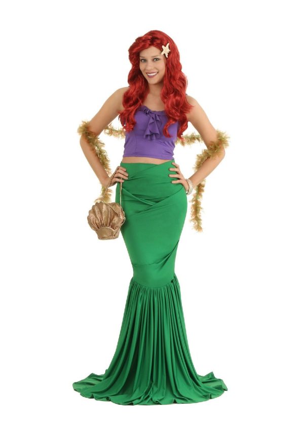 Fantasia Adulto Sereia Ariel Super Clássica Fantasia Adulto Sereia Ariel Super Clássica