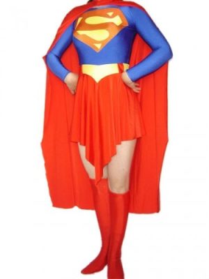 Fantasia Adulto Super Garota Super Girl Spandex Fantasia Adulto Super Garota Super Girl Spandex
