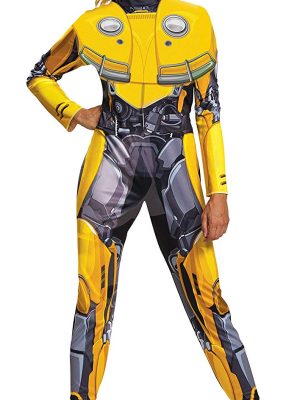 Fantasia Adulto Transformers Bumblebee Feminina Fantasia Adulto Transformers Bumblebee Feminina