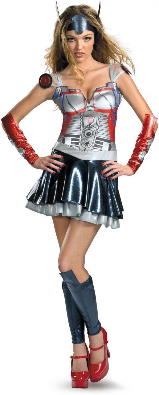 Fantasia Adulto Transformers Optimus Prime Feminino Sexy Fantasia Adulto Transformers Optimus Prime Feminino Sexy