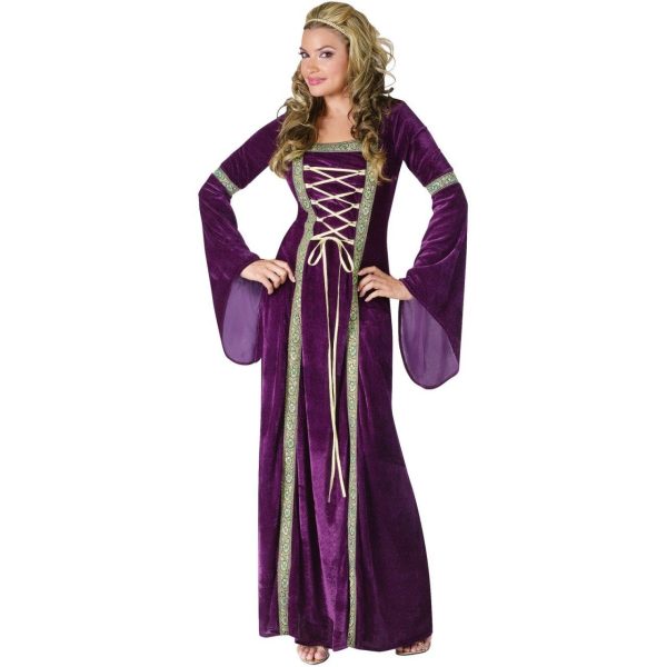 Fantasia Adulto Vestido Trançado Luxo Fantasia Adulto Vestido Trançado Luxo