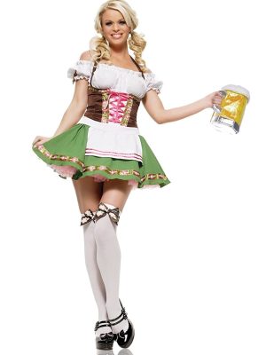 Fantasia Alemã Oktoberfest Adulto Feminino Sexy