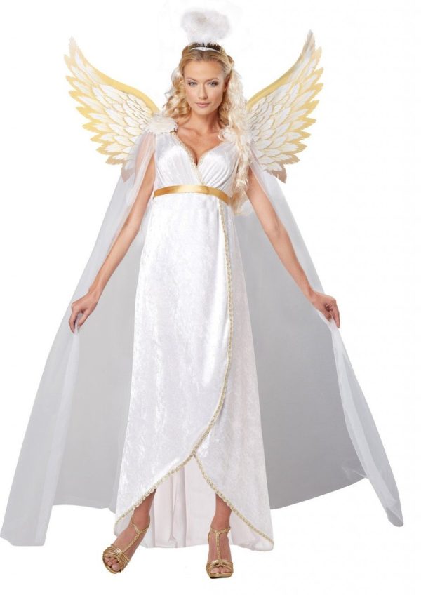 Fantasia Anjo da Guarda Divino Adulto Fantasia Anjo da Guarda Divino Adulto