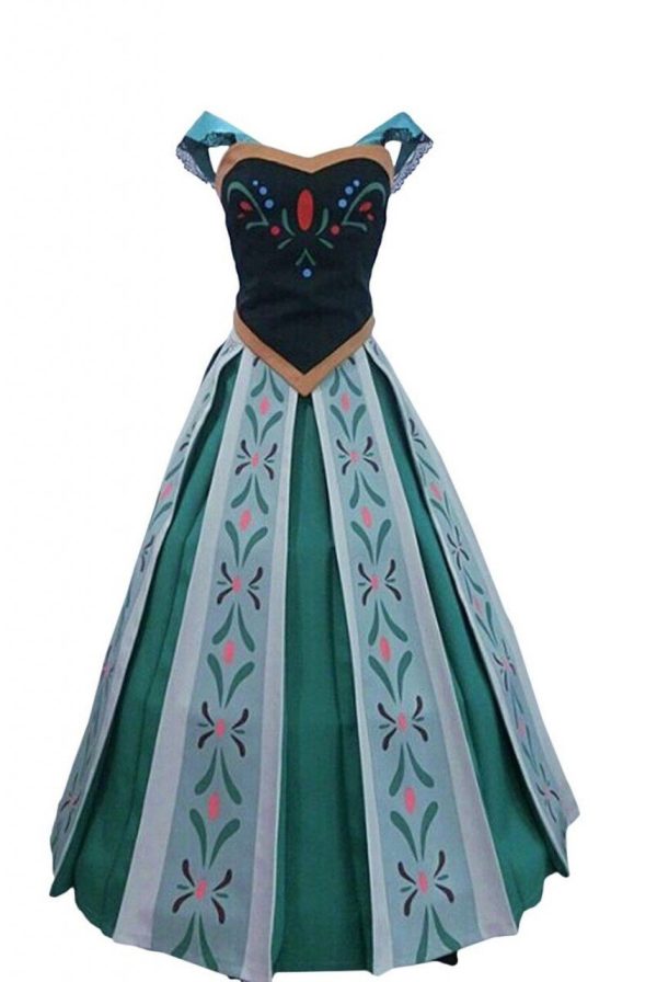 Fantasia Ana Uma Aventura Congelante Adulto Verde Fantasia Ana Uma Aventura Congelante Adulto Verde