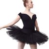 Fantasia Bailarina Profissional Saiote Saia Adulto Infantil Preto