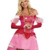 Fantasia Bela Adormecida Rosa Adulto