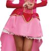 Fantasia Bela Adormecida Rosa Adulto